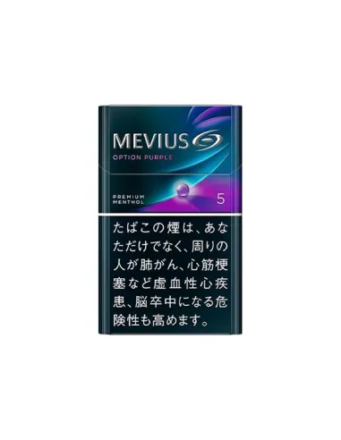 MEVIUS PREMIUM MENTHOL OPTION PURPLE 5 японские (блок)