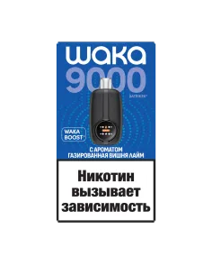 Элетронная сигарета Waka NOVO 9000 (NB9k-5004-WK Газированная Вишня Лайм)