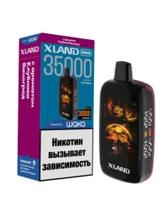 Электронная сигарета WAKA 35000 Xland SPIKE (SP35k-013 Клубника Виноград)