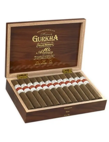Сигара Gurkha Cellar Reserve 10-th Anniversary Aged 15 Executive Toro