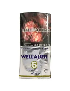 Табак Wellauer - №6 Walnut & Cinnamon Flavor (кисет 40 гр)