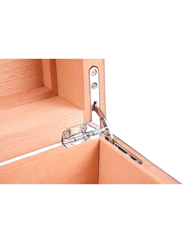 Хьюмидор Colibri Quasar на 40 сигар, Серый лак Gunmetal