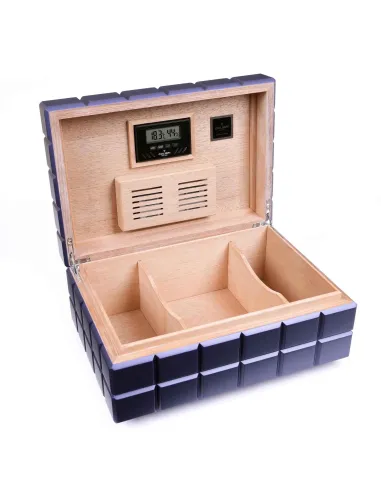 Хьюмидор Colibri Heritage на 80 сигар, Синий лак Navy