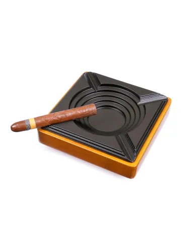 Пепельница сигарная Passatore на 4 сигары, дерево и алюминий