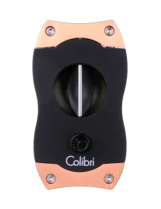 Гильотина Colibri V-cut, черная-розовое золото