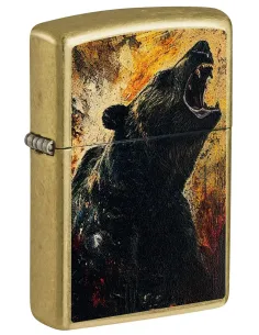 Зажигалка Zippo 46695  - Grizzly Roar - Street Brass