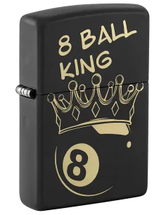 Зажигалка Zippo 46291 - Billiards Champion - Black Matte