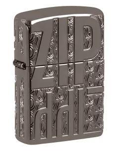 Зажигалка Zippo 46312 - Armor® - Reverse Carve - Black Ice