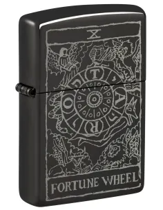 Зажигалка Zippo 46138 - Wheel Of Fortune - High Polish Black