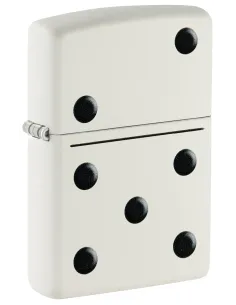 Зажигалка Zippo 46159 - Domino Design - White Matte
