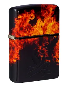 Зажигалка Zippo 46389 - Fusion Inferno - 540 Tumbled Brass