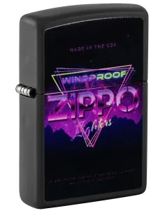 Зажигалка Zippo 46247 - Sign Design - Black Matte