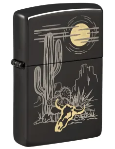 Зажигалка Zippo 48968 - Western - High Polish Black