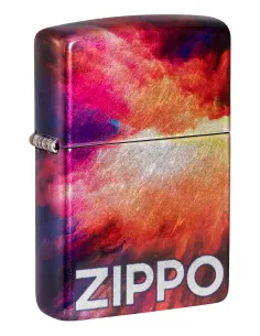 Зажигалка Zippo 48982 - ZIPPO Tie Dye - 540 Tumbled Chrome