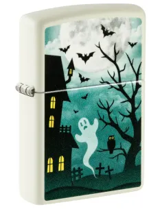 Зажигалка Zippo 48727 - Spooky Design - Glow in the Dark Green