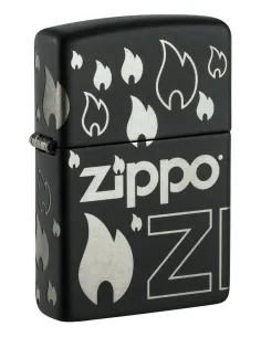 Зажигалка Zippo 48908 - Classic ZIPPO - Black Matte
