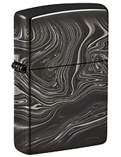 Зажигалка Zippo 49812 - Marble Pattern Design - High Polish Black