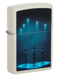 Зажигалка Zippo 49487 - Aliens - Glow In The Dark Green