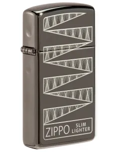 Зажигалка Zippo 49709 - 65th Anniversary Zippo Slim® Collectible - Black Ice®