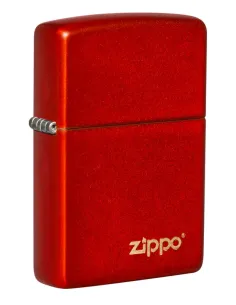 Зажигалка Zippo 49475ZL - Regular Metallic Red Zippo Lasered