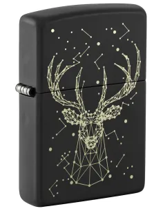 Зажигалка Zippo 48385 - Deer - Black Matte