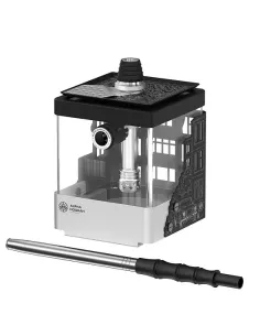 ALPHA HOOKAH - SMART EXZO PANELKA (ШАХТА,КОЛБА,БЛЮДЦЕ,ШЛАНГ,МУНДШТУК,УПЛОТНИТЕЛИ,ПОДСВЕТКА)
