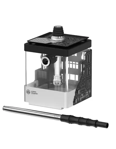 ALPHA HOOKAH - SMART EXZO PANELKA (ШАХТА,КОЛБА,БЛЮДЦЕ,ШЛАНГ,МУНДШТУК,УПЛОТНИТЕЛИ,ПОДСВЕТКА)