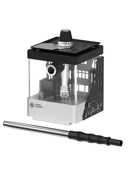 ALPHA HOOKAH - SMART EXZO PANELKA (ШАХТА,КОЛБА,БЛЮДЦЕ,ШЛАНГ,МУНДШТУК,УПЛОТНИТЕЛИ,ПОДСВЕТКА)