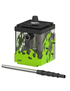 ALPHA HOOKAH - SMART EXZO TRIBAL LIME (ШАХТА,КОЛБА,БЛЮДЦЕ,ШЛАНГ,МУНДШТУК,УПЛОТНИТЕЛИ,ПОДСВЕТКА)