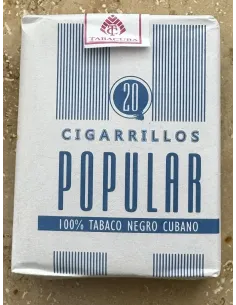 Сигареты без фильтра Popular Negro (Куба)