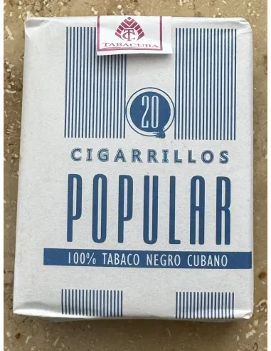 Сигареты без фильтра Popular Negro (Куба)