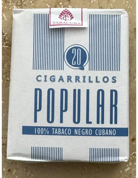 Сигареты без фильтра Popular Negro (Куба)