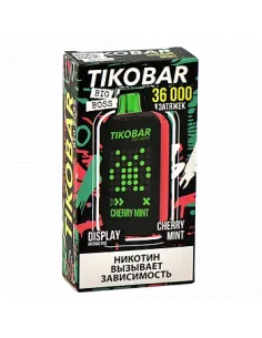 Tikobar Big Boss  36.000 затяжек - Вишня  Мята (1 шт.)