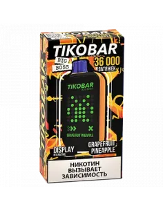 Tikobar Big Boss  36.000 затяжек - Грейпфрут  Ананас (1 шт.)
