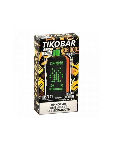 Tikobar Big Boss  36.000 затяжек - Дыня  Кокос (1 шт.)