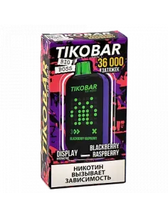 Tikobar Big Boss  36.000 затяжек - Ежевика  Малина (1 шт.)