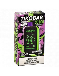 Tikobar Big Boss  36.000 затяжек - Ежевика  Мята (1 шт.)