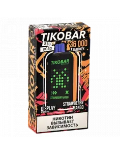 Tikobar Big Boss  36.000 затяжек - Клубника Манго (1 шт.)