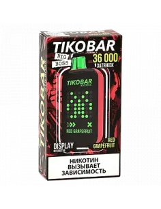 Tikobar Big Boss  36.000 затяжек - Красный грейпфрут (1 шт.)