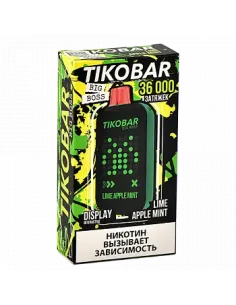 Tikobar Big Boss  36.000 затяжек - Лайм  Яблоко  Мята (1 шт.)