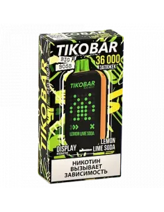 Tikobar Big Boss  36.000 затяжек - Лимон  Лайм  Содовая (1 шт.)
