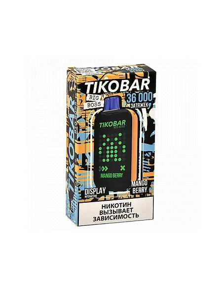 Tikobar Big Boss  36.000 затяжек - Манго  Ягоды (1 шт.)