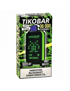 Tikobar Big Boss  36.000 затяжек - Мятный мохито (1 шт.)