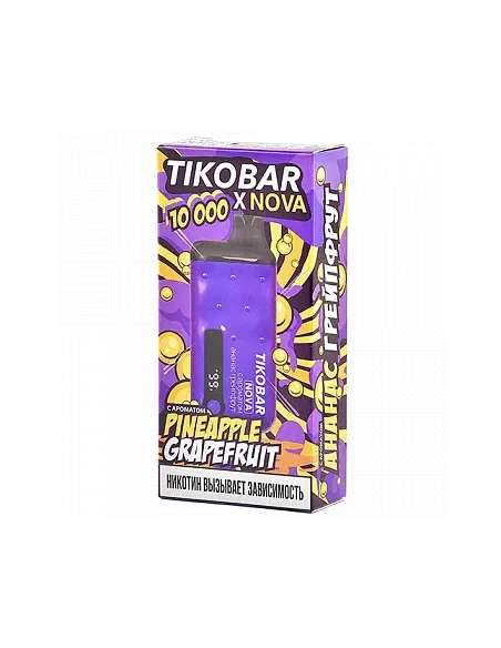 Tikobar Nova X  10.000 затяжек - Ананас  Грейпфрут  2% (1 шт.)