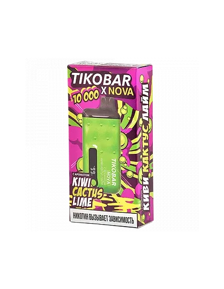 Tikobar Nova X  10.000 затяжек - Киви  Кактус  Лайм  2% (1 шт.)