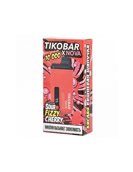 Tikobar Nova X  10.000 затяжек - Кислая вишнёвая шипучка  2% (1 шт.)