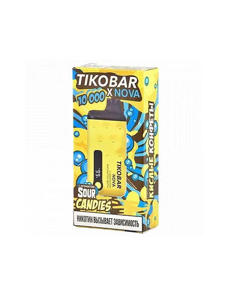 Tikobar Nova X  10.000 затяжек - Кислые конфеты  2% (1 шт.)