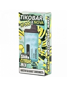 Tikobar Nova X  10.000 затяжек - Кислый цитрусовый микс  2% (1 шт.)