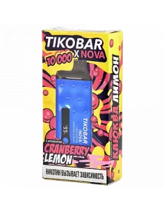 Tikobar Nova X  10.000 затяжек - Клюква  Лимон  2% (1 шт.)
