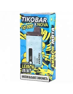 Tikobar Nova X  10.000 затяжек - Лимон  Мята  2% (1 шт.)